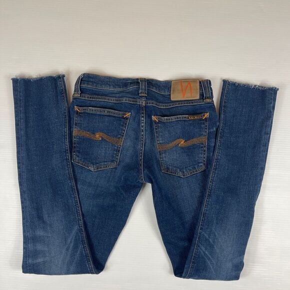 Nudie Jeans Women's Skinny Jeans - Blue - Picture 1 of 13